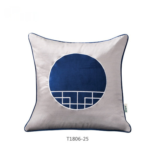 Funda de Almohada Pintura China Azul - Arte Tradicional - Image 11