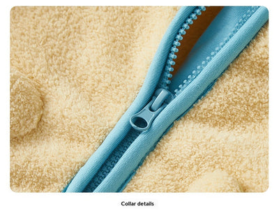 Abrigo Polar Infantil Conejo Adorable para Otoño e Invierno - Image 5