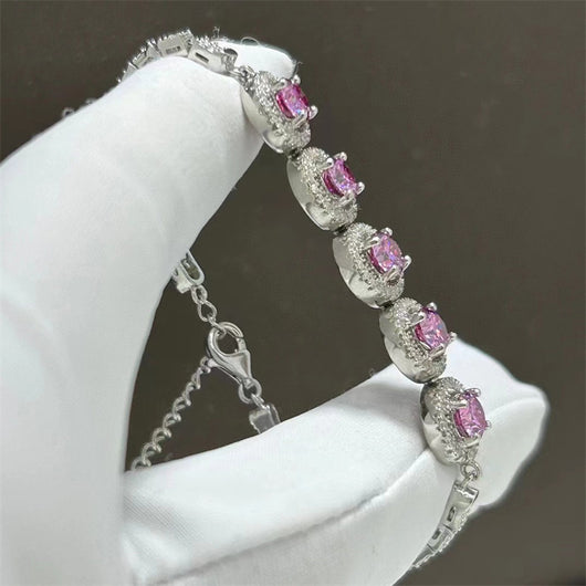 Pulsera de Moissanita para Mujer - Diamante de Color Completo - Image 3