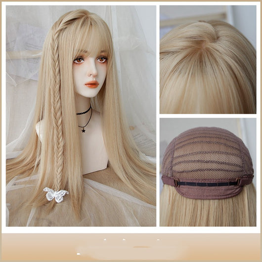 Peluca Cabello Liso Platinum - Estilo Fashion Premium - Image 4