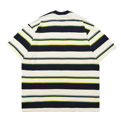 Camiseta Hombre Rayas Cuello Redondo Corte Relajado Estilo Retro - Image 6