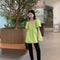 Blusa Cuello Cuadrado con Mangas Abullonadas para Mujer