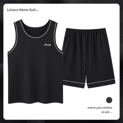 Pijama Masculino de Algodón Transpirable Absorbente de Humedad - Image 16