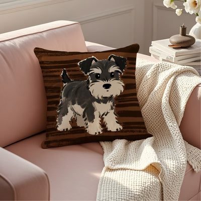 Funda de Almohada Schnauzer Adorable - Diseño Cartoon Perro - Image 19