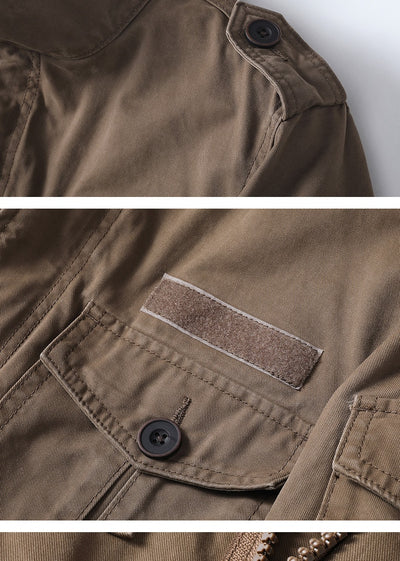 Chaqueta Casual Suelta con Cierre para Hombre - Image 12