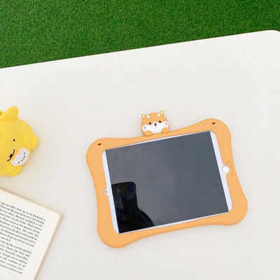 Funda iPad Protectora Corgi Cartoon con Asa - Resistente a Caídas - Image 4