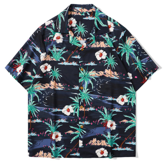 Cardigan Estampado Hawaii - Camisa Playa Unisex Manga Corta - Image 10