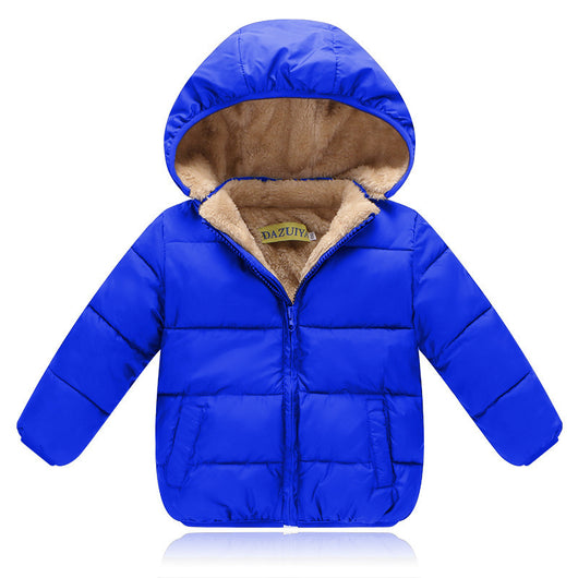 Abrigo Infantil con Capucha de Algodón Grueso y Forro Polar - Image 4