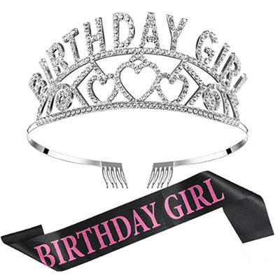 Corona Diamante Brillante para Fiesta de Cumpleaños - Set de Diadema Decorativa para Prom - Image 26