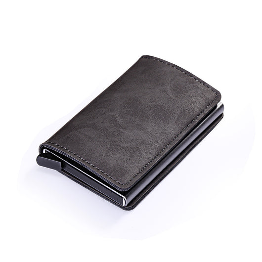 Billetera de Cuero con Protección RFID y Cierre Automático Antirrobo - Image 5