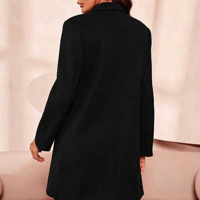 Abrigo Trench Ajustado con Cuello Sastre para Mujer - Image 9