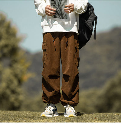 Pantalones de Pana Anchos Casuales para Otoño e Invierno - Image 13