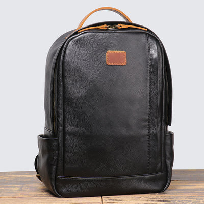 Mochila de Viaje Premium en Cuero Genuino Top Grain para Hombre - Image 11