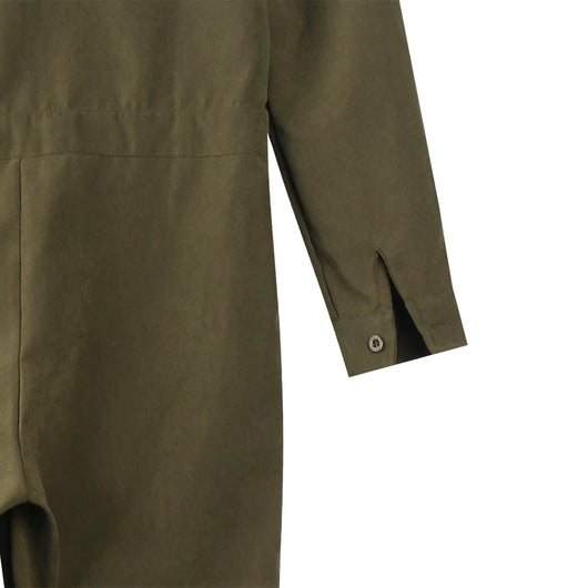 Jumpsuit de Manga Larga Color Sólido - Image 8