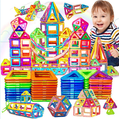 Bloques Magnéticos de Construcción - Set Educativo para Niños