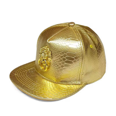 Gorra de Béisbol Hip-hop en Cuero PU - Image 4