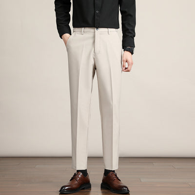 Pantalón de Vestir Hombre Coreano Corte Drop-crotch Tendencia - Image 9