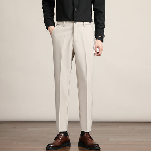 Pantalón de Vestir Hombre Coreano Corte Drop-crotch Tendencia - Image 9