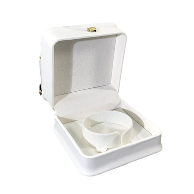 Joyero Blanco con Diseño de Corona Ajustable - Image 3