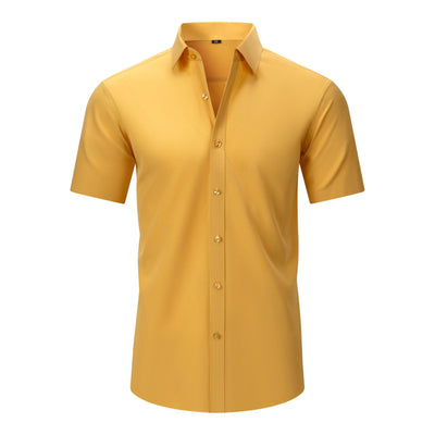 Camisa Manga Larga Elástica sin Planchado para Hombre - Image 5