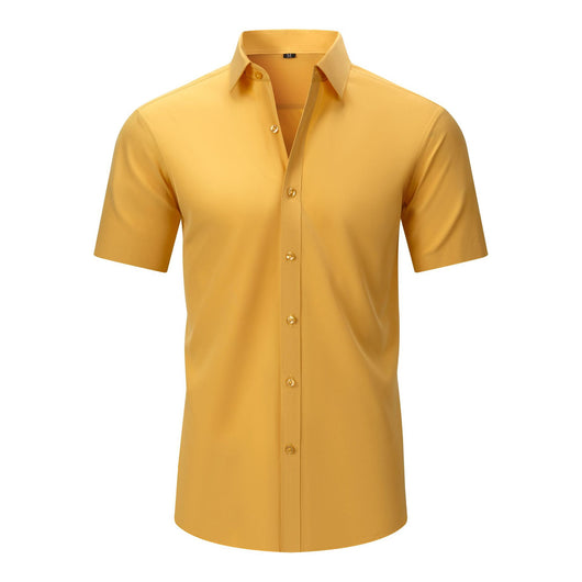 Camisa Manga Larga Elástica sin Planchado para Hombre - Image 5