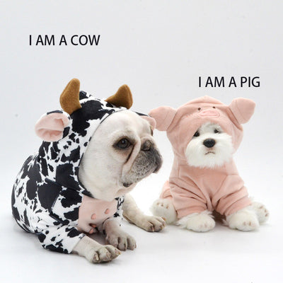 Ropa Creativa para Perros con Diseño de Vaca - Image 3