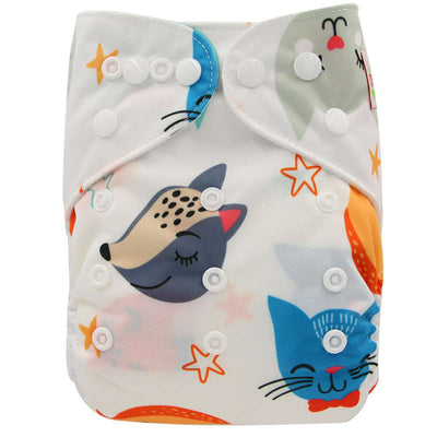 Pañal de Tela Reutilizable Transpirable Ajustable para Bebé 0-3 Años - Image 67