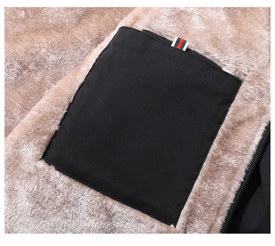 Chaqueta de Cordero Acolchada para Hombre Talla Grande - Calidez Extrema - Image 16
