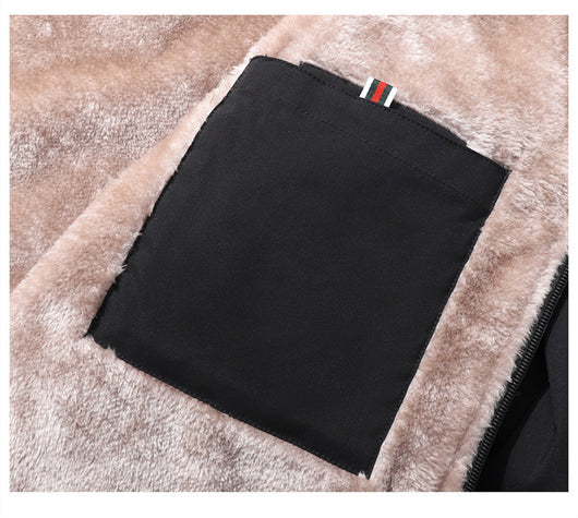 Chaqueta de Cordero Acolchada para Hombre Talla Grande - Calidez Extrema - Image 16