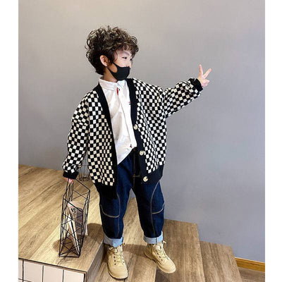 Cardigan Tejido Suelto Estilo Western Unisex - Image 10