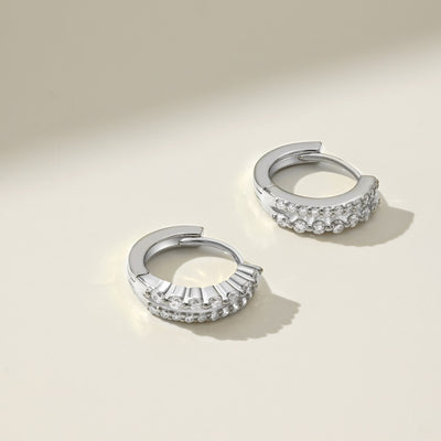 Aretes Redondos de Circonia Cúbica - Lujo Accesible para Mujer - Image 12