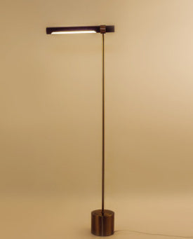 Lámpara de Mesa con Veta de Madera Natural - Image 2