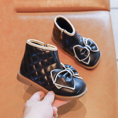 Botas Princesa con Moño para Niñas - Estilo Versátil - Image 2
