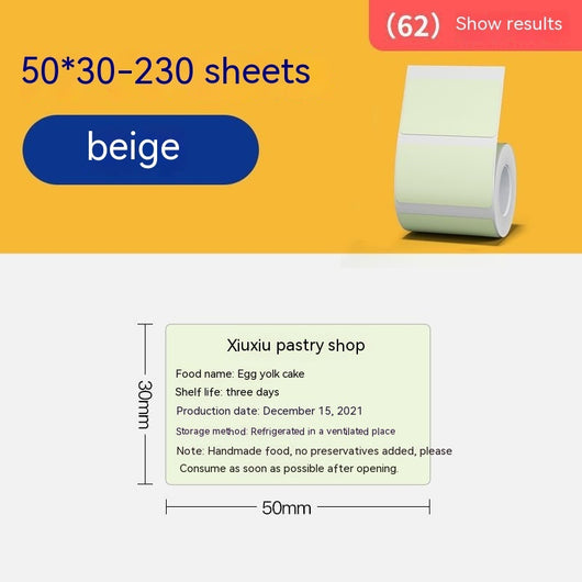 Etiquetas Térmicas Impermeables Multiuso - Papel Adhesivo Resistente - Image 17