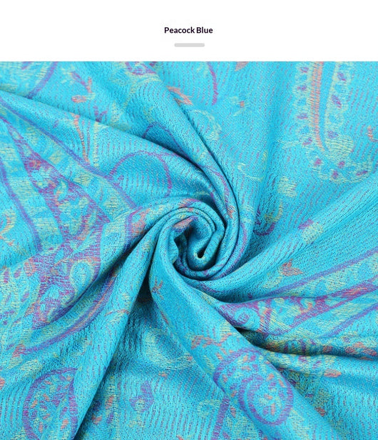 Capa Bufanda Retro con Borlas - Prenda Versátil 2 en 1 - Image 23