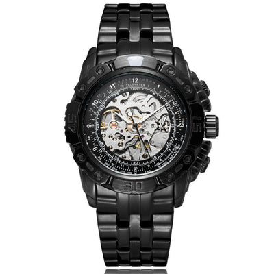 Reloj Automático de Lujo en Acero Inoxidable con Movimiento Visible - Image 3