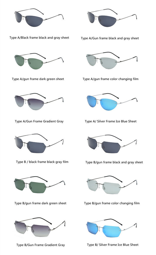 Gafas de Sol Ultraligeras sin Montura para Conducir - Image 16