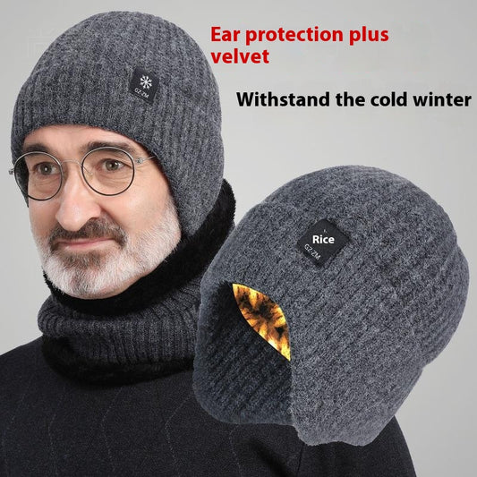 Gorro de Lana Térmico para Hombre - Protección Auditiva Invierno