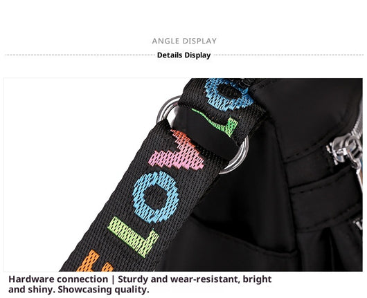 Bolsa Bandolera Oxford de Gran Capacidad con Múltiples Bolsillos - Image 17