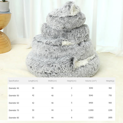 Cama Cueva Acogedora para Gatos y Perros - Diseño Tipo Donut Térmico - Image 9