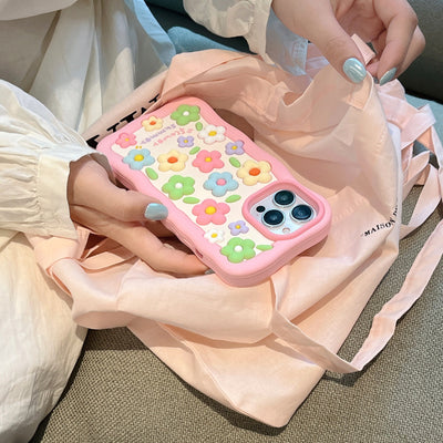 Funda para Celular de Flores Coloridas en Silicona - Image 13