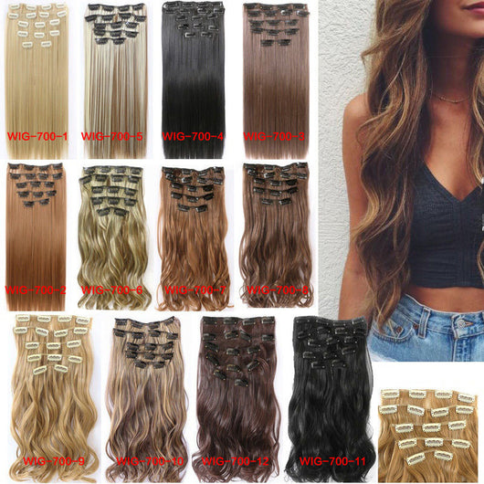 Set de Extensiones de Cabello Trenzado - Peluca Sintética Premium