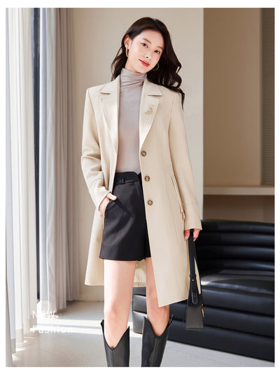 Gabardina Elegante para Mujer - Estilo Clásico y Sofisticado - Image 22