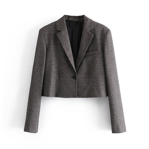 Conjunto de Tres Piezas Estilo K-pop: Blazer, Chaleco y Falda Plisada