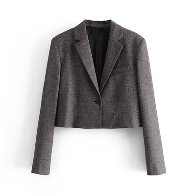 Conjunto de Tres Piezas Estilo K-pop: Blazer, Chaleco y Falda Plisada - Image 2