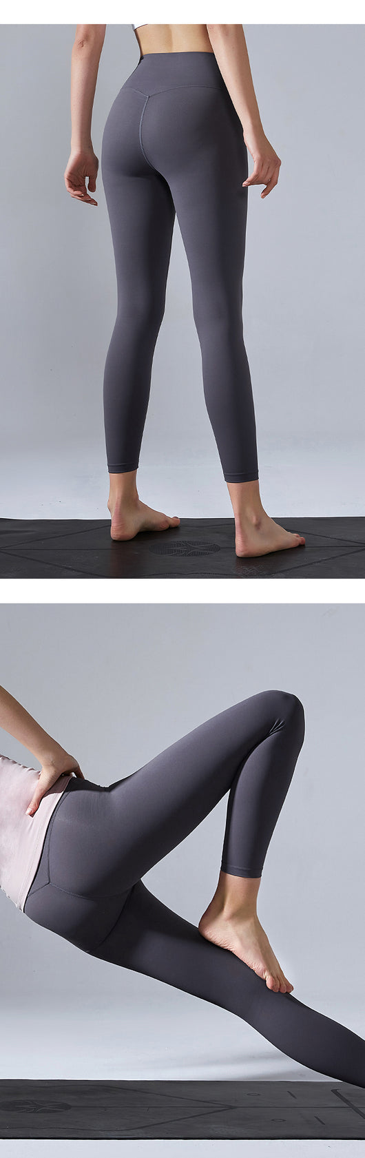 Pantalones Yoga Sin Costuras Nude para Mujer - Image 19