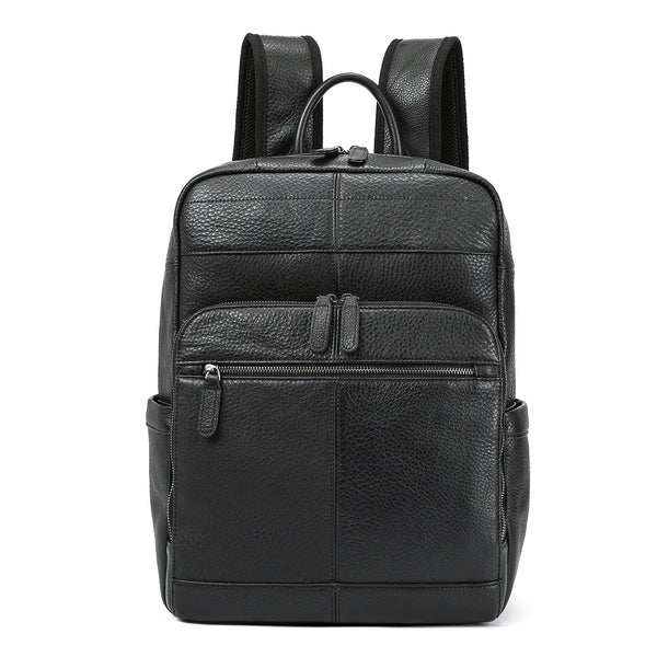 Mochila de Cuero Genuino Premium para Viajes y Uso Diario