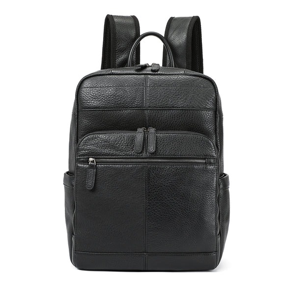 Mochila de Cuero Genuino Premium para Viajes y Uso Diario