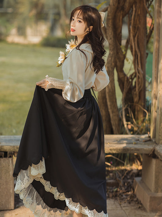 Conjunto de Vestido A con Cuello de Muñeca para Mujer - Image 15