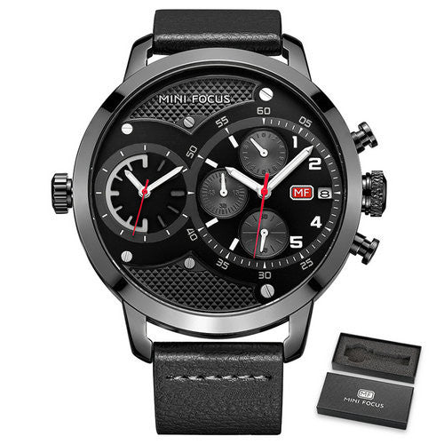 Reloj de Hombre Elegante con Calendario, Luminoso e Impermeable